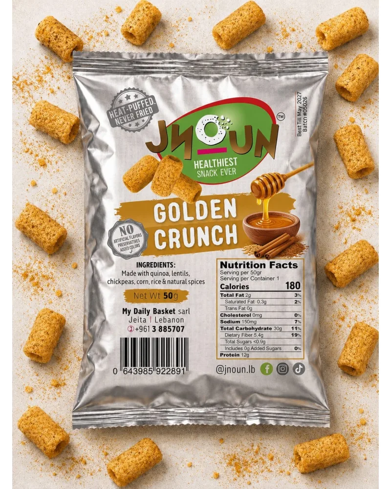 High Protein Chips - Golden Crunch