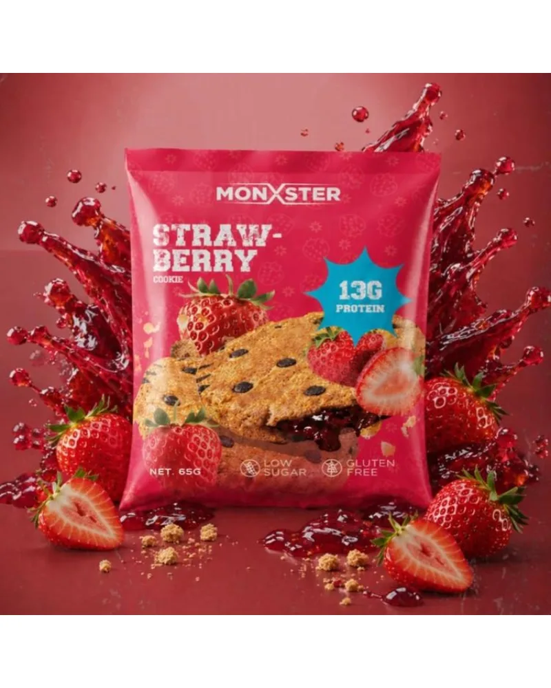 Monxter Protein Cookie - Strawberry